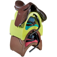 Zadeldrager Saddle Box op wielen La Gée Rood Zadeldrager Saddle Box op wielen La Gée Rood