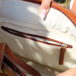 Handtas Pénélope Romane Cognac Bruin