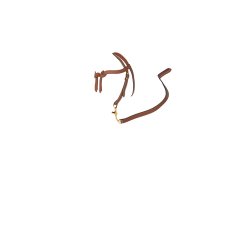 Bridon Western tan pour jouet Toy Pony