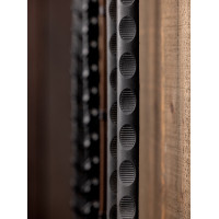 Teugels Magna Grip Rubber LeMieux Zwart / zilverkleurig