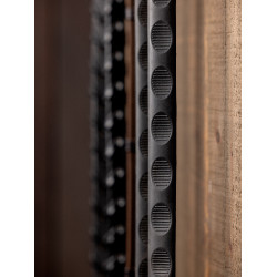 Teugels Magna Grip Rubber LeMieux Zwart / zilverkleurig