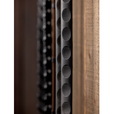 Teugels Magna Grip Rubber LeMieux Zwart / zilverkleurig