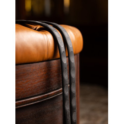 Teugels Magna Grip Rubber LeMieux Bruin / zilverkleurig Teugels Magna Grip Rubber LeMieux Bruin / zilverkleurig