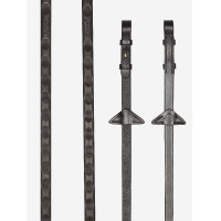 Teugels Magna Grip Rubber LeMieux Zwart / zilverkleurig