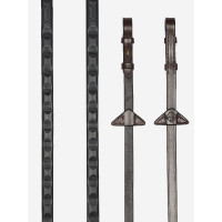 Teugels Magna Grip Rubber LeMieux Zwart / zilverkleurig