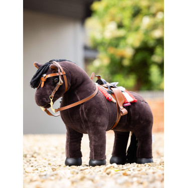 Western zadel tan voor speelgoed Mini Pony LeMieux Western zadel tan voor speelgoed Mini Pony LeMieux