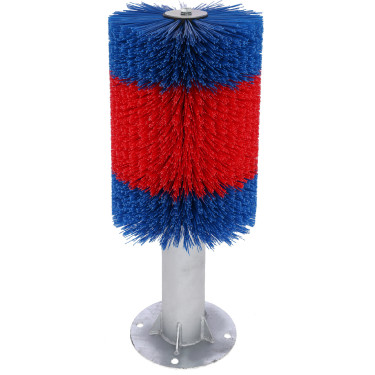 Borstel op paal HAPPYCOW Kerbl Rood / blauw