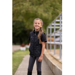Kinderbodywarmer van twee materialen Covalliero
