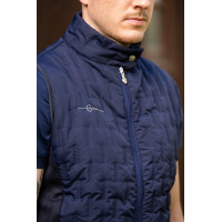 Heren bodywarmer van twee materialen Covalliero Marine Marineblauw Heren bodywarmer van twee materialen Covalliero Marine Marineblauw