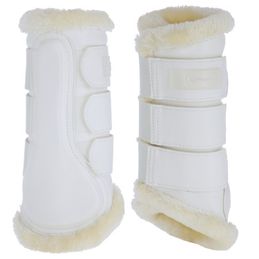 Zachte beenbeschermers Pelisa Covalliero Wit
