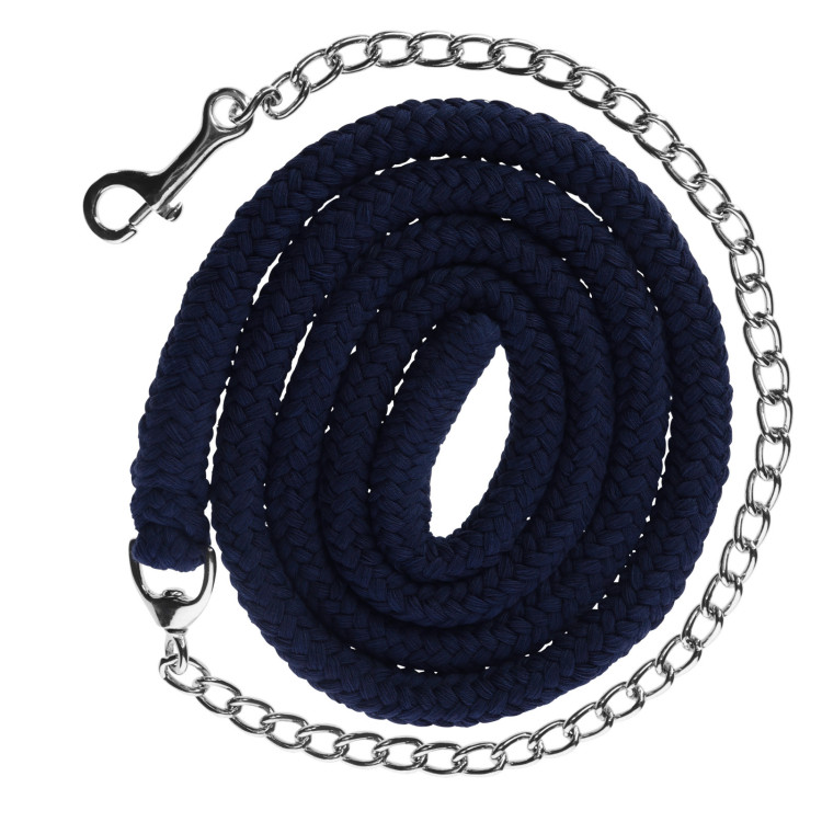 Katoenen longeerlijn met ketting Covalliero