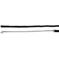 Katoenen longeerlijn met ketting Covalliero Blauw
