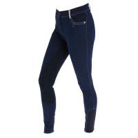 Rijbroek Basic Plus LS dames Covalliero Blauw