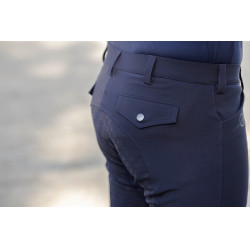 Techno II-broek met volledige grip voor heren Covalliero Donkerblauw