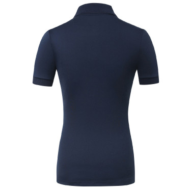 Damespolo met korte mouwen Covalliero Marine Marineblauw