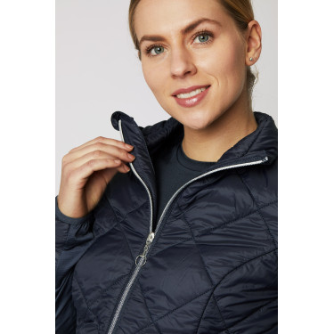 Lichte damesdonsjas Horze Elena Donker marineblauw Lichte damesdonsjas Horze Elena Donker marineblauw
