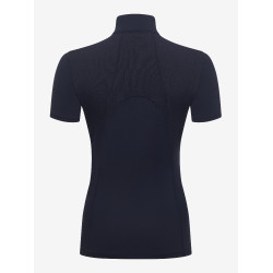 Mesh onderhemd met korte mouwen LeMieux Mia Marine Marineblauw