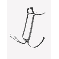 Elastische borsttuig Arika LeMieux Zwart / zilver