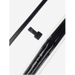 Bridon LeMieux Kudos Patent dressuur Zwart / wit Bridon LeMieux Kudos Patent dressuur Zwart / wit