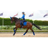 Zadeldek LeMieux Loire Dressuur Square Benetton Blauw Zadeldek LeMieux Loire Dressuur Square Benetton Blauw