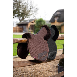 Schokdempend Zadeldek Hunter LeMieux Lined Close Contact Noir / noir Schokdempend Zadeldek Hunter LeMieux Lined Close Contact Noir / noir