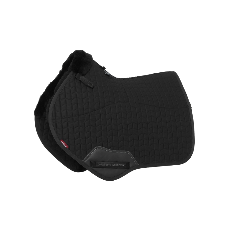 LeMieux Schokdempend Zadeldek Close Contact Square Merino+