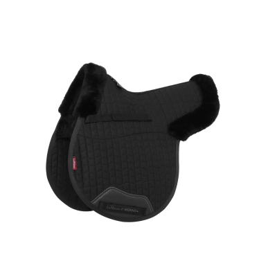 Tapis hunter LeMieux Merino+ doublé sur la moitié Noir / noir