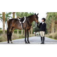 Hunter Merino+ ProSorb LeMieux Zadeldek Wit / wit