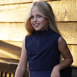 Top HV Polo Luna kinderen Marine Marineblauw