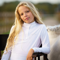 Wedstrijdshirt HV Polo Laura kids Wit Wedstrijdshirt HV Polo Laura kids Wit