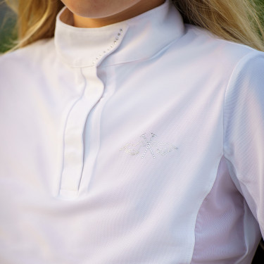 Wedstrijdshirt HV Polo Laura kids Wit