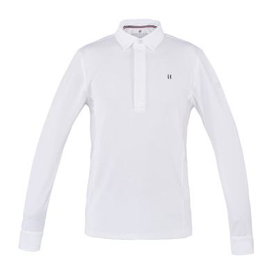 Wedstrijdshirt met lange mouwen heren Classic Kingsland Wit