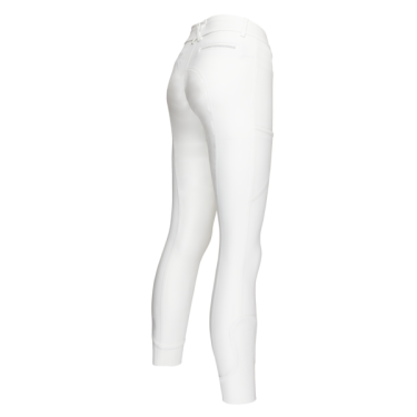 Naadloze damesrijbroek met full grip KLKerry Kingsland Wit Naadloze damesrijbroek met full grip KLKerry Kingsland Wit