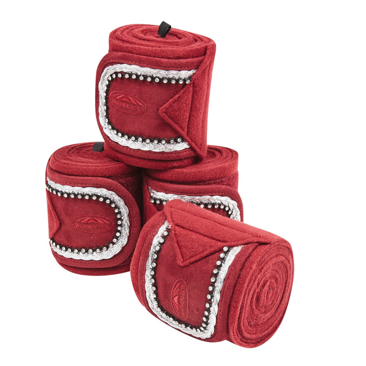 Weatherbeeta polobandages met strass set van 4