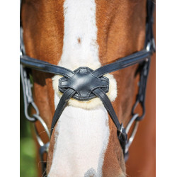 Bridon Collegiate ComFiTec Sperriem Zwart Bridon Collegiate ComFiTec Sperriem Zwart