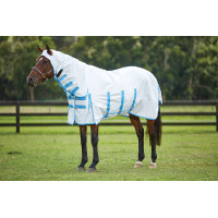 Weatherbeeta ComFiTec eczeemdeken Wit / blauw Weatherbeeta ComFiTec eczeemdeken Wit / blauw