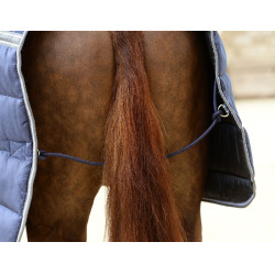 Weatherbeeta Combo Channel Quilt II Staldeken Donkerblauw / grijs / wit Weatherbeeta Combo Channel Quilt II Staldeken Donkerblauw / grijs / wit