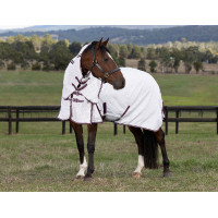 Zomerdeken Weatherbeeta Hybrid combo Wit / bruin Zomerdeken Weatherbeeta Hybrid combo Wit / bruin