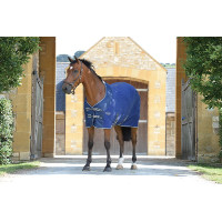 Fleece droogdeken Weatherbeeta Donkerblauw / grijs / wit