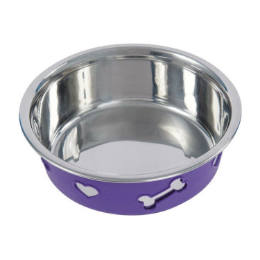 Antislip hondenvoerbak Weatherbeeta Donkerpaars Violet