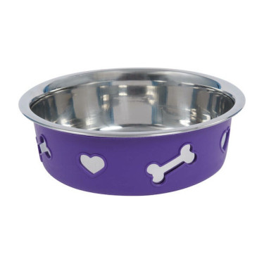 Antislip hondenvoerbak Weatherbeeta Donkerpaars Violet