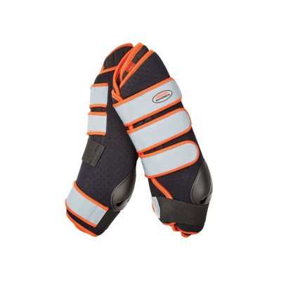 Guêtres de repos renforcées Weatherbeeta Therapy-Tec Noir / argent / rouge