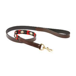 Weerbestendige leren hondenhalsband Polo