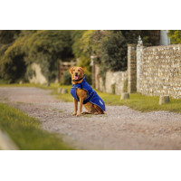 Hondenhoes 220g Weatherbeeta ComFiTec Deluxe Donkerblauw / grijs / wit Hondenhoes 220g Weatherbeeta ComFiTec Deluxe Donkerblauw / grijs / wit