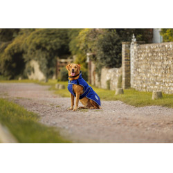 Hondenhoes 220g Weatherbeeta ComFiTec Deluxe Donkerblauw / grijs / wit