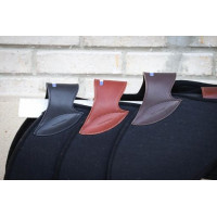 Jump'In schokdemper van zwart vilt en leer Havana Bruin