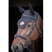 Bridon Jump'In Tuesday gecombineerde neusriem week Zwart