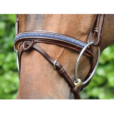 Filet Jump'In Crystal gecombineerde neusriem Week Havane kristal blauw Filet Jump'In Crystal gecombineerde neusriem Week Havane kristal blauw