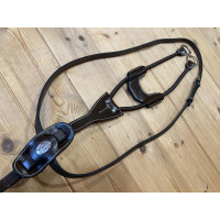 Elastische martingaal Jump'In met ringen Week Mahonie Bordeaux