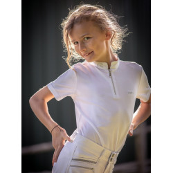 Wedstrijdpolo Jump'In korte mouwen Charlie Wit